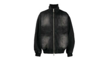 Winter Heavyweight Cotton Acid Wash Zip Up Bomber Oversized Puffer Jacket for Men1