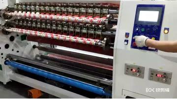 Stationery tape slitting machine