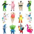 New Inflatable Dinosaur costume Alien Sumo Party costumes unicorn suit dress Cosplay disfraz Halloween Costumes For Adult kids