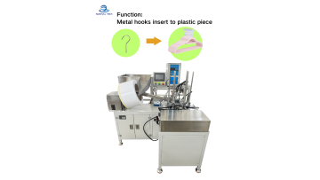 Fast fully automatic plastic hanger machine