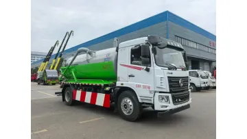 New Arrival Dongfeng 4X2 9.77cbm Vacuum Sewage Suction Truck1