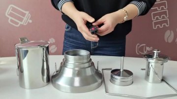 camping outside fire top coffee maker and tea pot