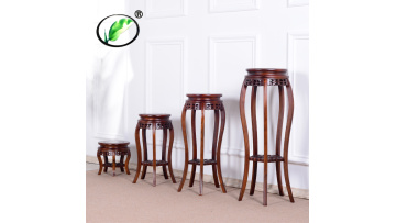 Flower Stand Grass Flower Wooden Flower Shelf Furn