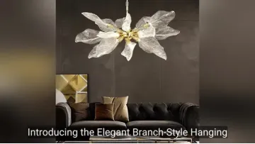 Elegant Branch-Style Hanging Light Fixture for Dining Table1