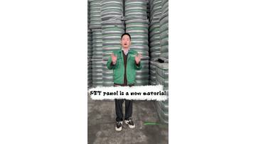 Let me show you about TianGe Acoustic polyester panel production line