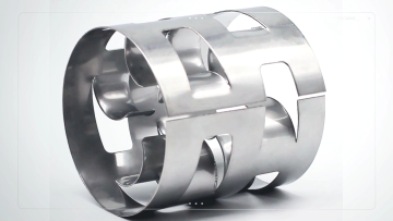 industrial tower packing stainless steel ss304 ss316l metal VSP inner arc ring 25mm chemical random tower packing1