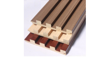 Solid grille panel 3D wood panel groove wall panel manufacturer1
