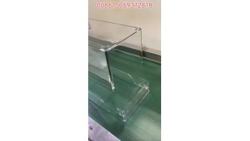Transparent plastic parts injection