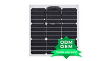 Nice Price Sunpower Flexible 50w 12v Solar Panel For Hybrid Car Battery Charger1