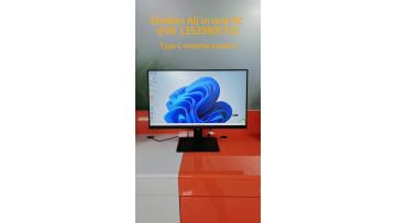 all in one computer with Type C external camera