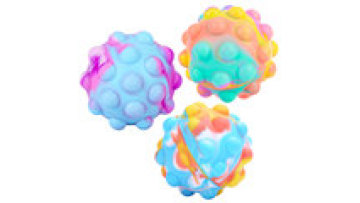 Christmas Decompression Sensory Stress Ball Fidget Toys Set Mesh Squeeze Bubble Toy Balls For Kids1