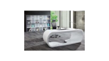 Commercial Wood Storage Big Modern Half Round Semi Circle Home Stainless Steel with Chair Workstation Organizer Sets Office Desk1