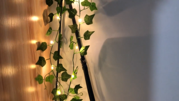 2M20L 5M50L 10M100L Solar LED Creeper Ivy Green Leave String Light For Home &Outdoor Garden Holiday Event Party Hotel Villa1