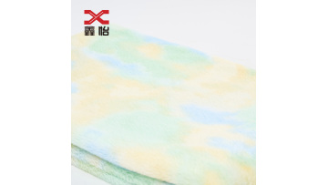 PV velvet tie-dyed fabric