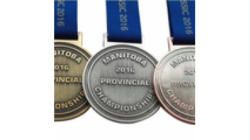 Customized cheap blank marathon running medal gold sports metal soccer medal with ribbon1