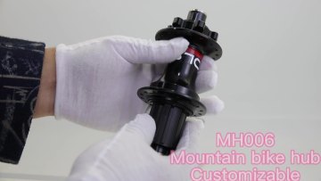 MH006 Customized factory price bike wheel hub J bend 32 hole mtb rear alloy bicycle hubs front bike hub1