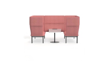 Single king High Back Leisure Lounge Sofa Set in Office Work Place with Writing Table