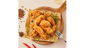 Shengnong fried chicken chunks, Dudu wings, fried chicken wings, rice flowers, onion rings, snack combination semi-finished product