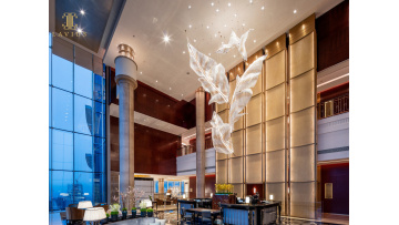 LAVIUS custom lobby chandelier