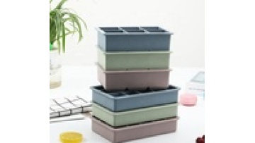 Wholesale Bpa free Food Grade Silicone Ice Cube Mold Non-Stick Stretchy Silicone Ice Cube Trays Baby Food Moulds1