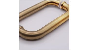 SVA-B158 USA Classic Round 6 Inches Brass Shower Glass Handle