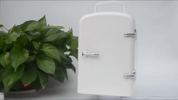 9L portable mini refrigerator Heating And Cooling soft mini beauty fridge1