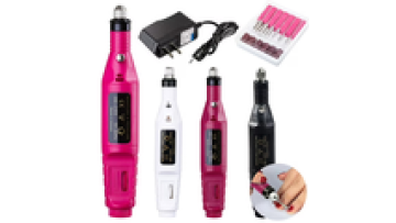 Portable Mini Electric Pen Nail Drill Machine Set for Manicure Pedicure Nail Art Gel Removal with Nail Bits1