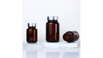 Amber Frosted Glass Bottles & Medicine Pill Capsule Bottles (60ml-500ml)1
