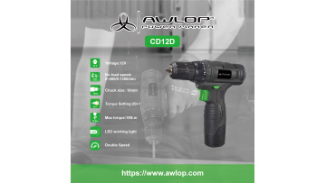 CD12D 12V 10MM Chuck Size Cordless Electric Drill