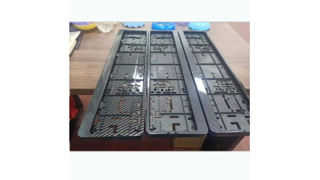 Water transfer processing of license plate frame