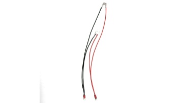 Custom DC 12V Power Cable with Fork Terminals