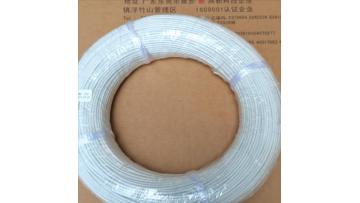Silicone Braided Wire White