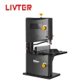 LIVTER 9 inch multifunctional vertical metal wood cutting machine woodworking scroll jig saw band saw