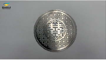 Laser cut stainless steel creative design