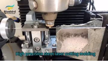 High precision stent laser cutting molding