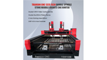 double spindle stone cnc