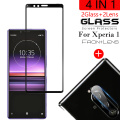 4-in-1 Camera + Tempered Glass For Sony Xperia 1 Screen Protector Glass On Sony Xperia 1 protective Glass