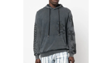 Acid Wash Men Hoodie Oversized Sweatshirt Customize Streetwear Vintage Men French Terry Hoodie1