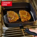 COOKER KING Nonstick Steak Frying Pan, Skillet, Grill Pan With Detachable Handle, Kitchen Utensils, Oven Safe Induction,26CM
