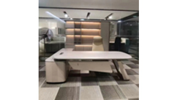 Modern L-shaped Office Desk Perfect Design Office Use Furnitures Made of E1 MDF Wood and Ideal for Those in Leadership Positions1