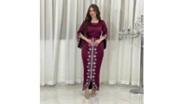 New Abaya Designs Modest Evening Dress Turkish Abayas Long Dress1