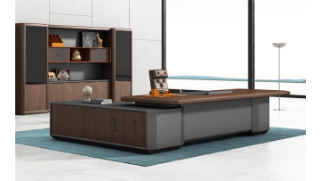 Stately Wooden L Shape Office Tables for Office
