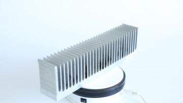 aluminum square long white anodized heatsink