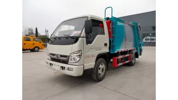 Efficient Foton 4X2 6cbm 115HP Square Body Compression Refuse Truck for Rural Sanitatio1
