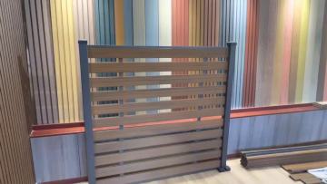 Factory Wholesale Price Home And Garden Farm Windproof Waterproof UV Composite Wood WPC Fence Panel1