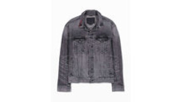 Custom Vintage Black Oversize Wash Jeans Man Denim Jacket Men Winter Jackets1
