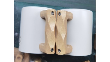 Wood handle cup