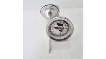 No Battery Analogue Bimetal Grill BBQ Thermometer
