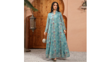 Luxury Dubai Muslim Women Abaya Floral Embroidery Rhinestone Moroccan Kaftan Loose Maxi Dress Islamic Clothing 20261