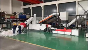 PE film compactor and pelletizing line 